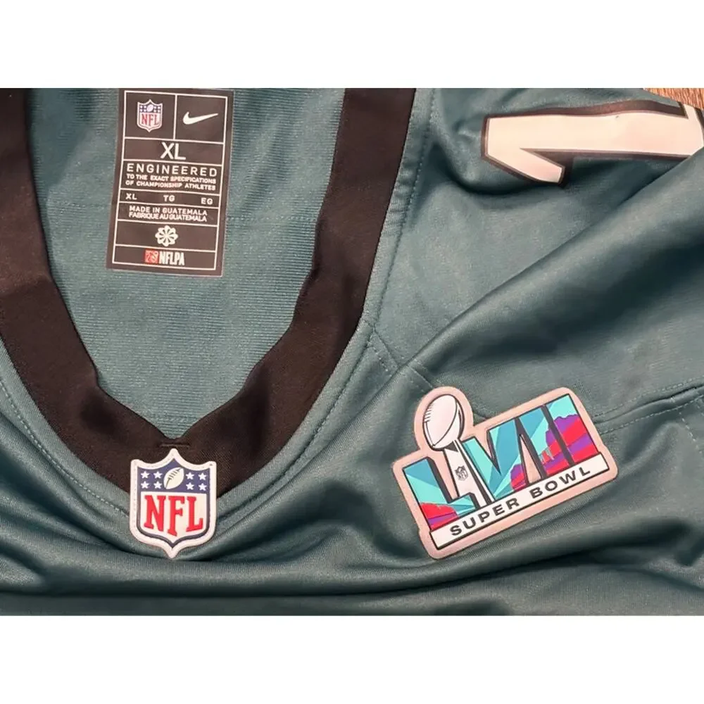 Nike NFL Jalen Hurts #1 Green Philadelphia Eagles Super Bowl LIX Jersey New L